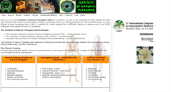 Desktop Screenshot of institutenaturaltherapies.com